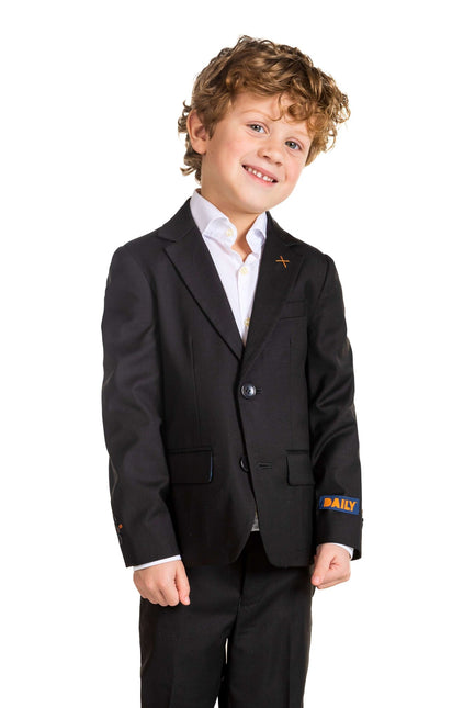 Traje Diario Negro Niño <tc>OppoSuits</tc>