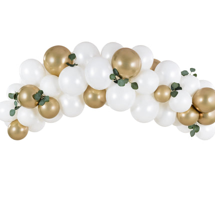 Arco de Globo Casero Set Blanco 2m