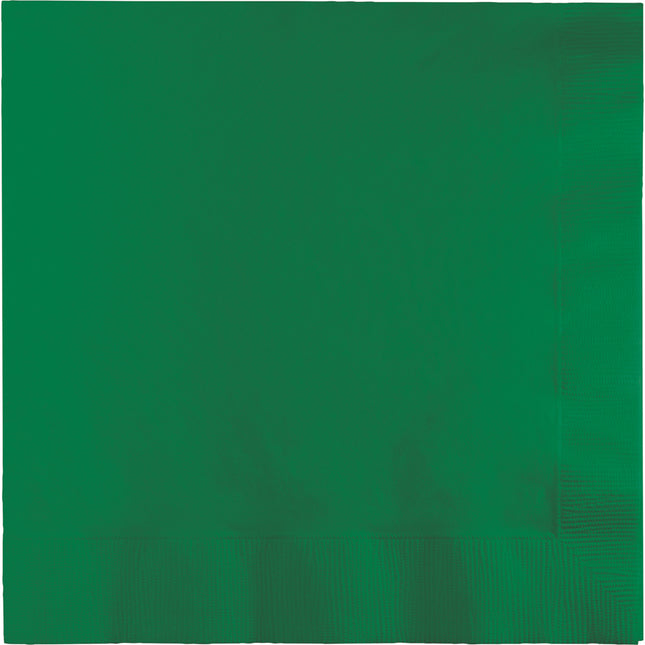Servilletas verdes 3 capas 33cm 50ud.