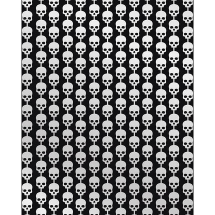 Cortina de Puerta de Halloween Calaveras 2m