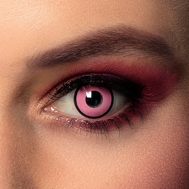 Halloween Color Lentes Rosa Negro