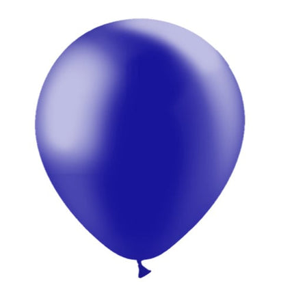 Globos Azul Oscuro Metalizados 30cm 10pcs