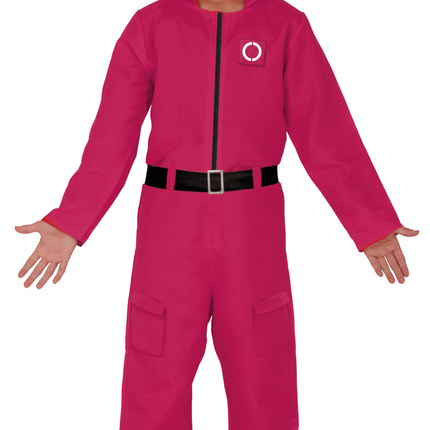 Traje Calamar Rojo Rosa