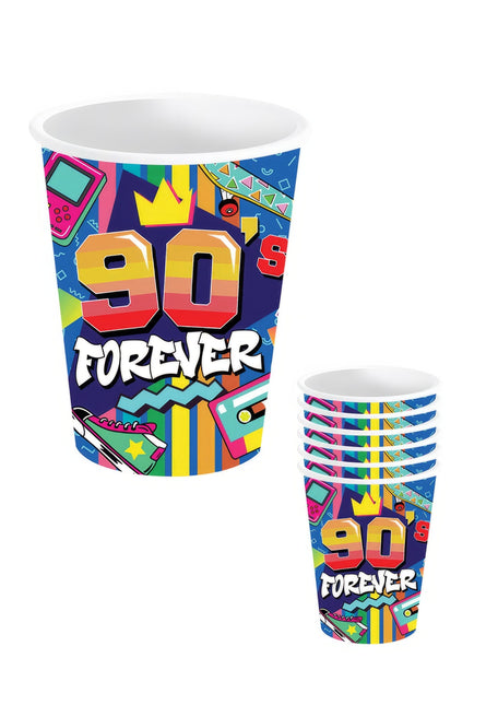 90 Vasos 240 ml 6 uds.
