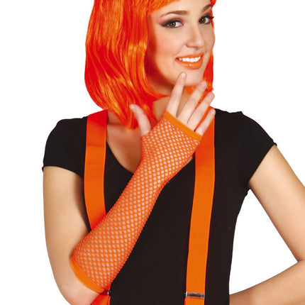 Guante Red Naranja Neón