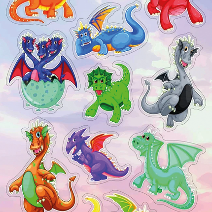 Pegatinas Dragones