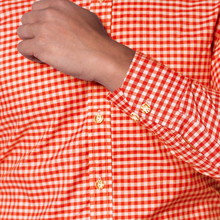 Blusa Oktoberfest Naranja Hombre