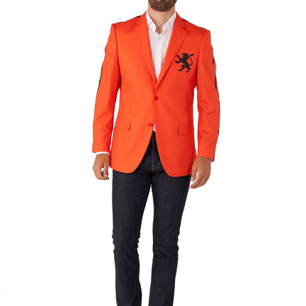 Holland Blazer Naranja Hombre <tc>OppoSuits</tc>