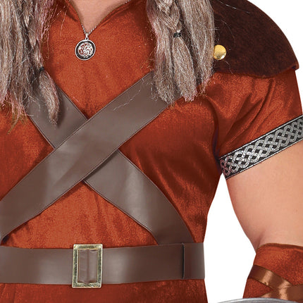 Disfraz de Vikingo Nórdico Marrón Hombre