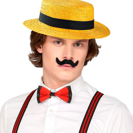 Sombrero Amarillo Con Banda Negra