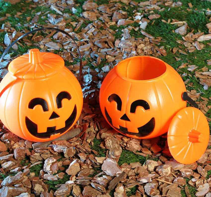 Calabaza de Halloween con Tapa 17cm