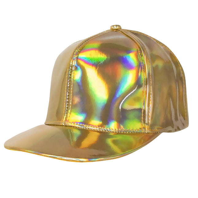 Gorra Holográfica Oro Ajustable 26cm