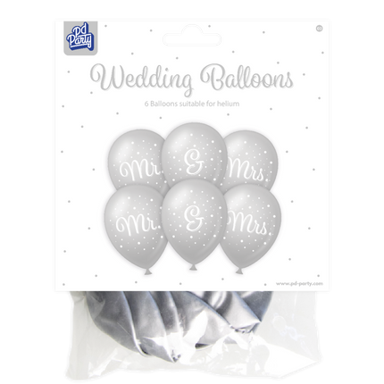 Globos Boda Señor y Señora 30cm