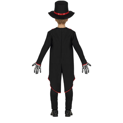Elegante Disfraz de Esqueleto de Halloween Infantil