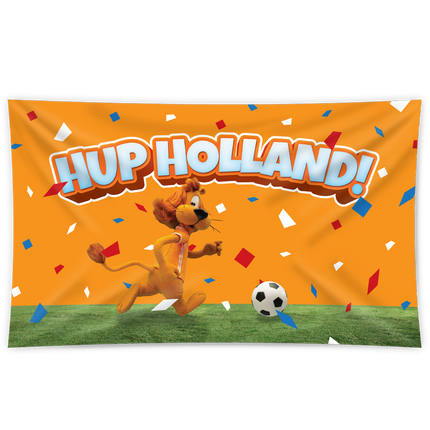 Loeki El León Bandera Fachada Naranja 1.5m