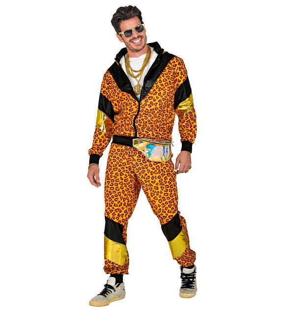 Chándal Neon 80S Estampado de leopardo defectuoso