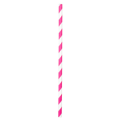 Pajitas Neón Papel 20cm 20uds.