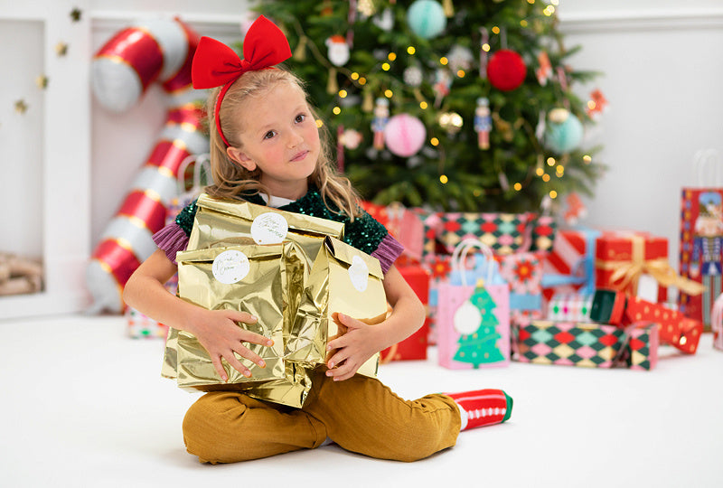 Bolsas Compartidas Oro 38cm 3pcs
