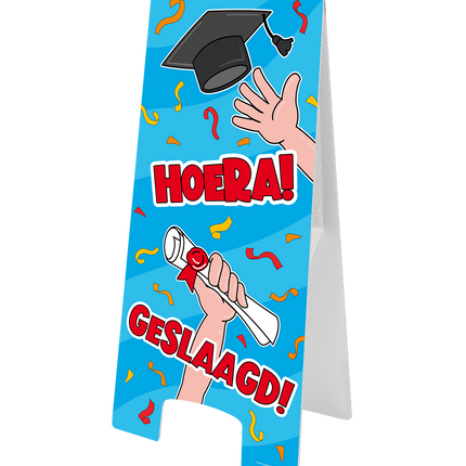Señal de advertencia Pasado Dibujo animado 58cm