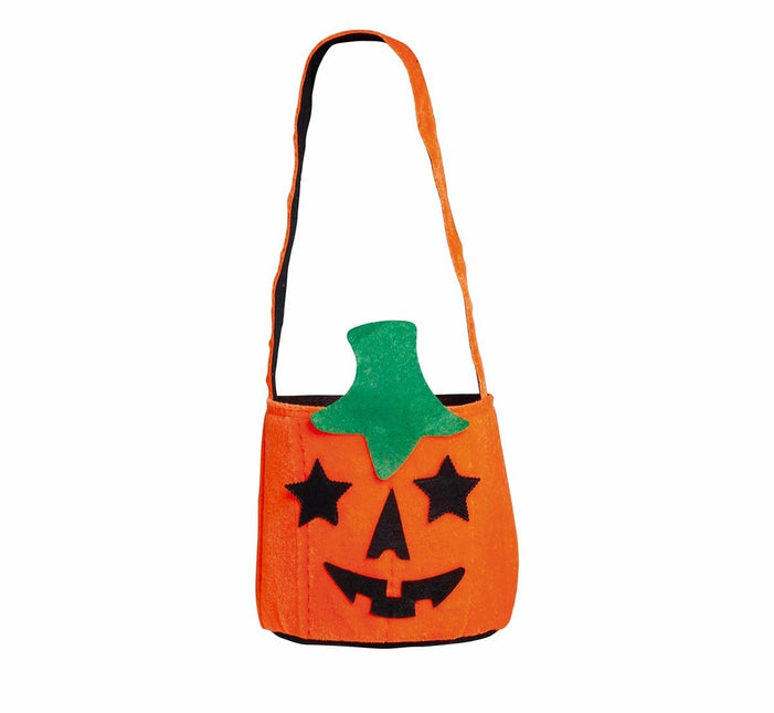 Cubo de caramelos de Halloween Calabaza 25cm