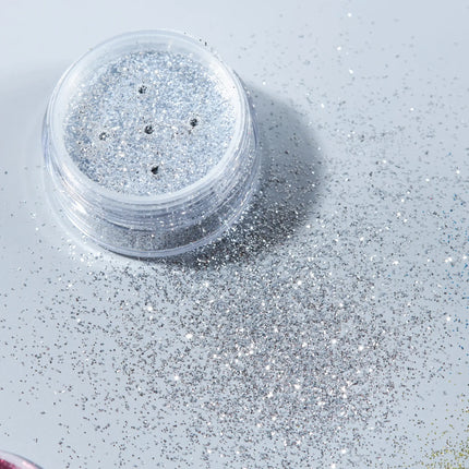 Purpurina Lunar Clásica Purpurina Fina Shakers Plata 5g