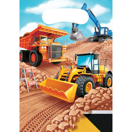 Bolsas de fiesta de construcción 22,5cm 8pcs