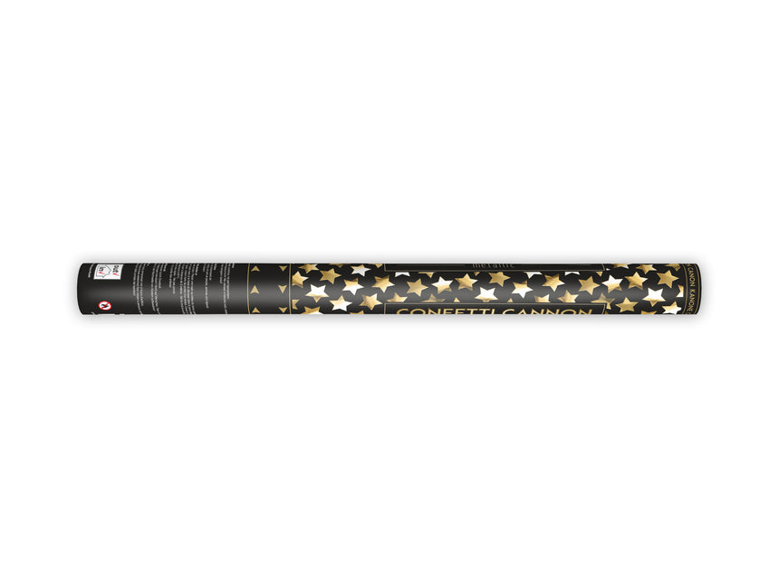 Cañón Confeti Estrellas Oro 60cm