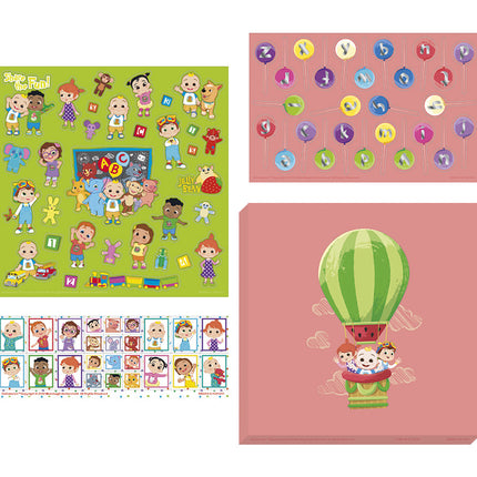 Set de pegatinas Cocomelón
