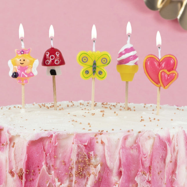 Velas Princesas 5uds