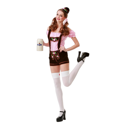 Lederhosen Negro Señoras