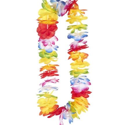 Corona hawaiana de colores Lujo