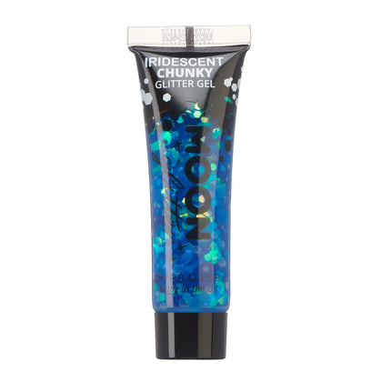 Purpurina lunar iridiscente purpurina en gel azul 12ml