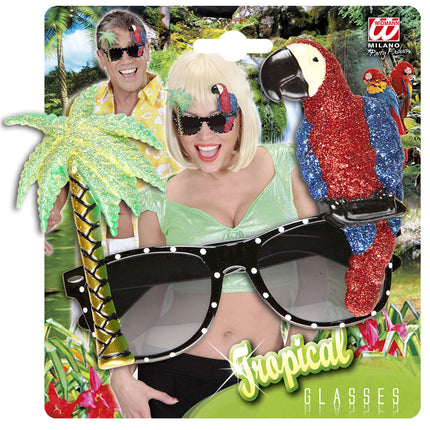 Gafas hawaianas de color
