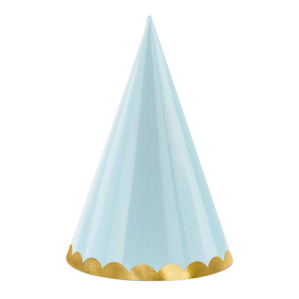 Sombreros de Fiesta de Colores Pastel 16cm 6pcs