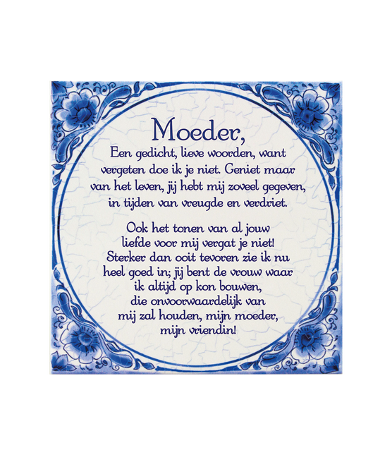 Azulejo Azul Delft Madre 14,5cm