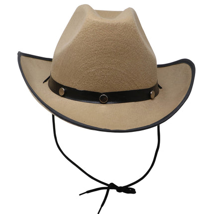 Sombrero de vaquero marrón claro