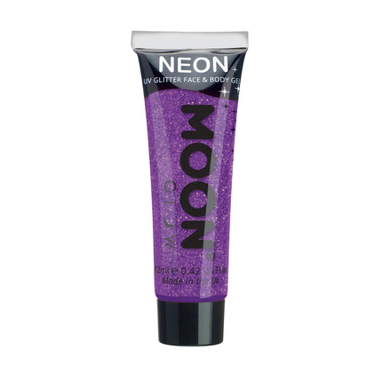 Brillo Lunar Neón UV Gel Purpurina Fina 12ml