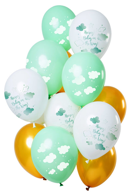 Globos de Revelación de Sexo Hooray Baby 30cm 12pcs