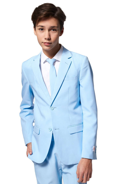 Traje Azul Claro Niño Adolescente <tc>OppoSuits</tc>