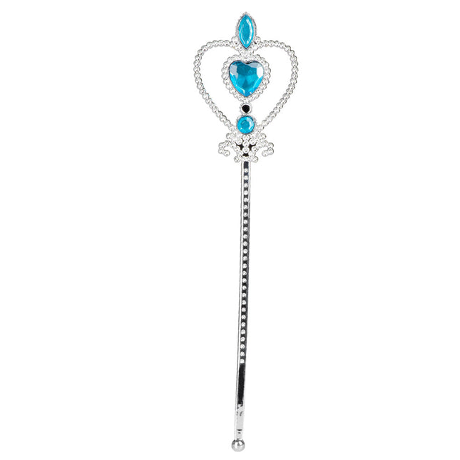 Varita Azul Corazón 32cm