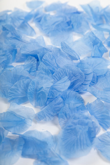 Pétalos de rosa azul claro 500ud
