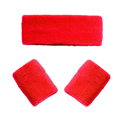 Cintas de sudor Rojo 3uds.