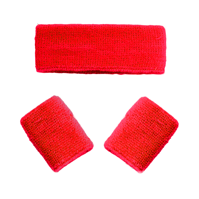 Cintas de sudor Rojo 3uds.