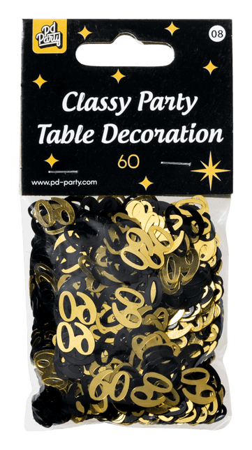 Confeti de mesa 60 Años 20gr
