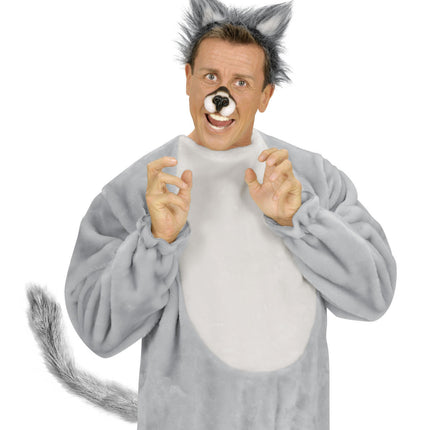 Peluche Cola Gris