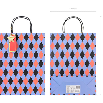 En forma de bolso 32cm