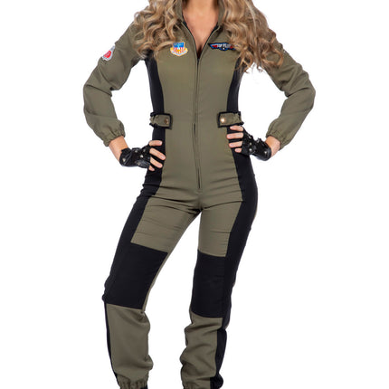 Traje de piloto Top Gun Señoras