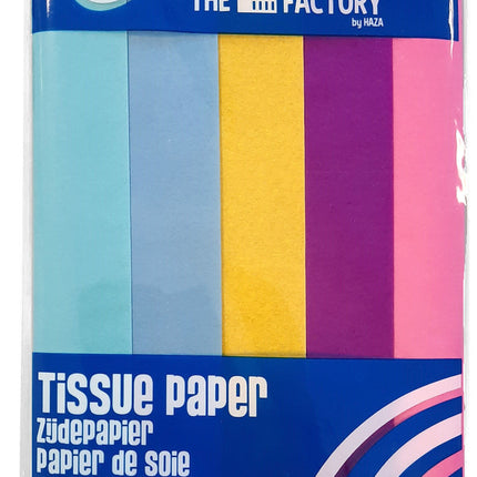 Papel crepé Colores Set 50cm 2.5m 5pcs
