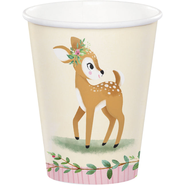 Tazas Ciervo 256ml 8ud