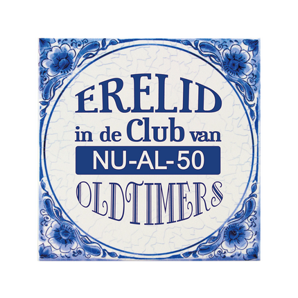 Azulejo Azul Delft 50 Años 14,5cm